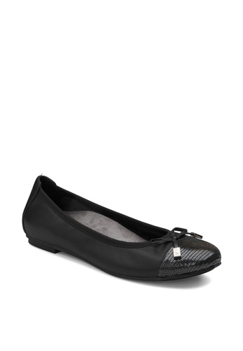 Vionic black Spark Minna Ballet Women's Casual Shoes 4F6E6SH4001AE0GS_1