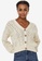 Vero Moda beige Clementine V-Neck Cable Knit Cardigan 17512AA917D1F1GS_1