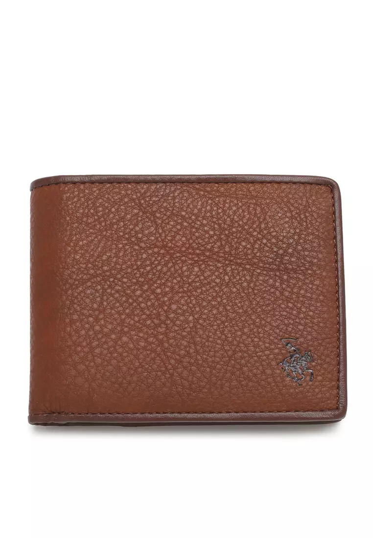 Buy Swiss Polo Genuine Leather RFID Short Wallet Brown 2024 Online