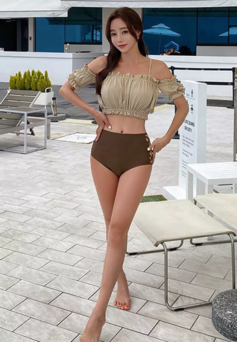 Off Shoulder Swimsuit Bikini