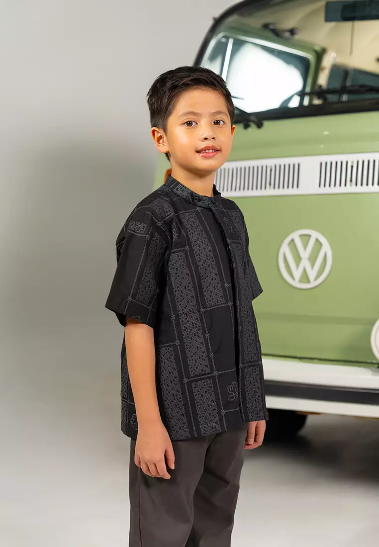 Kami Doha Short Sleeve Kids Koko Black