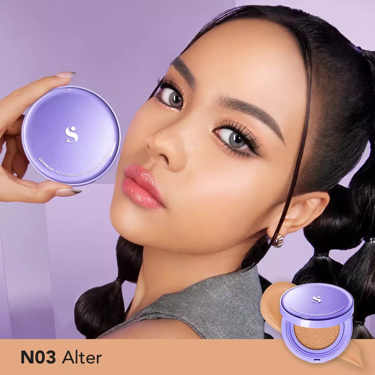 SOMETHINC Copy Paste COVERBLUR Powder Foundation -  N03 Alter