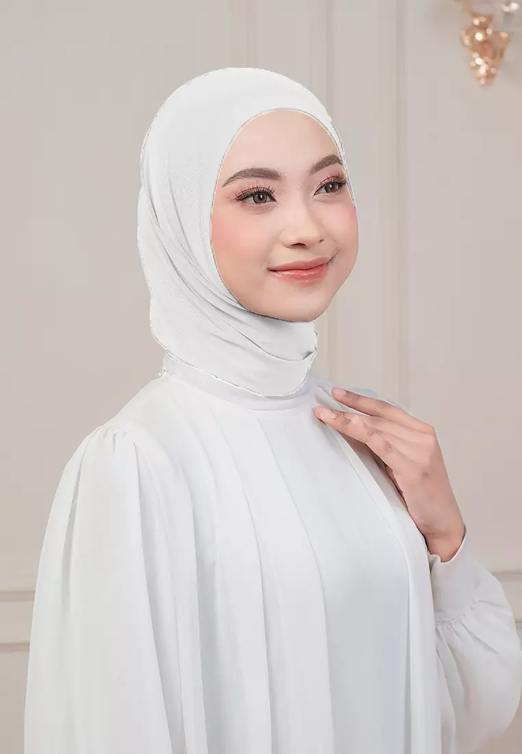 HIJAB INSTAN QIARA - WHITE