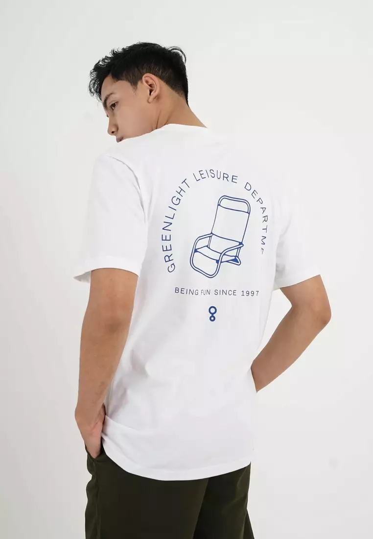 Greenlight Men's T-Shirt Short Sleeve Regular Fit Cotton Logo Chani OL391124