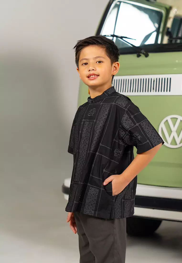 Kami Doha Short Sleeve Kids Koko Black