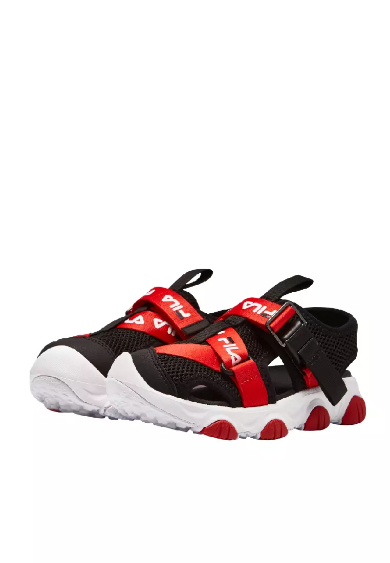 Fila sandals cheap kids grey