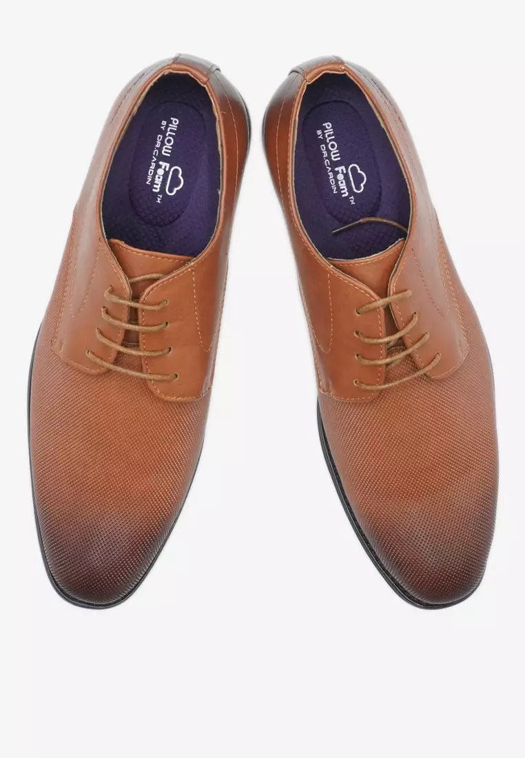 Dr Cardin Men Pillow Foam Faux Leather Formal Lace-Up Shoes YOO-6772