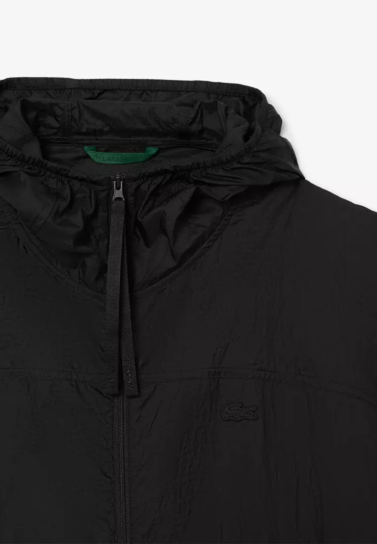Lightweight Water-Repellent Hooded Jacket