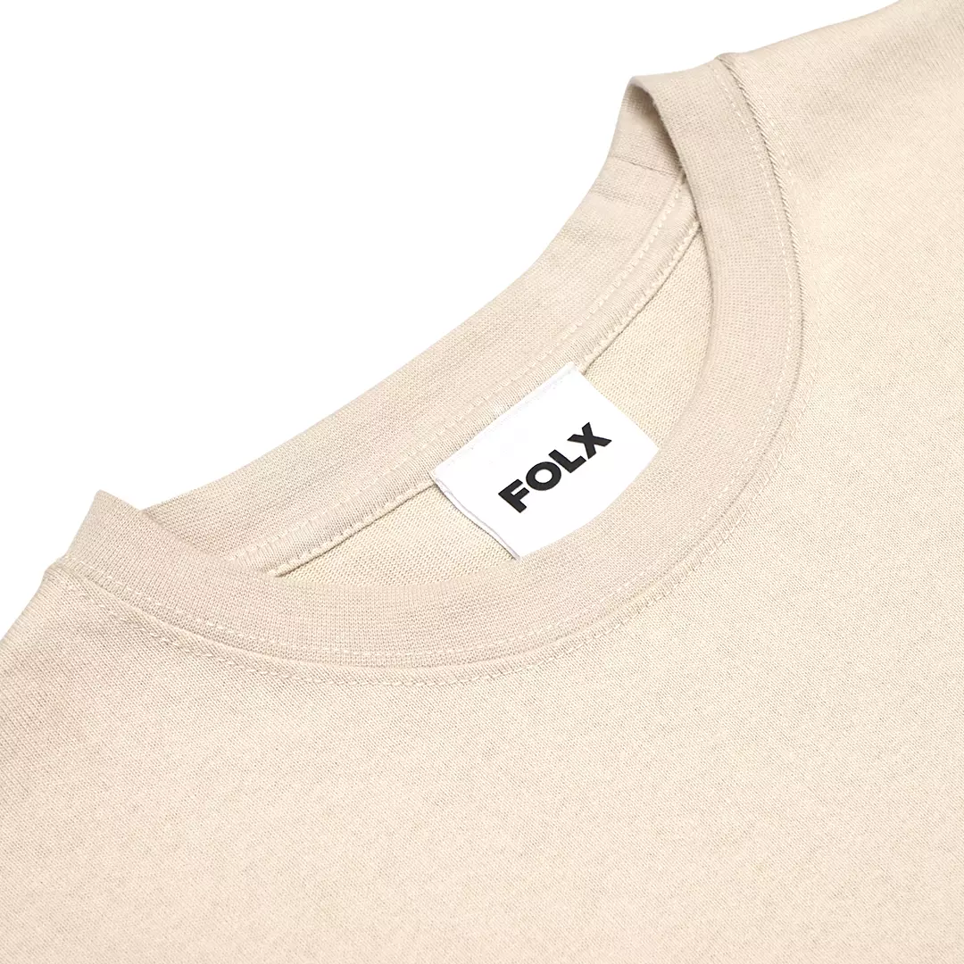 Heavyweight Cotton T-Shirt Beige