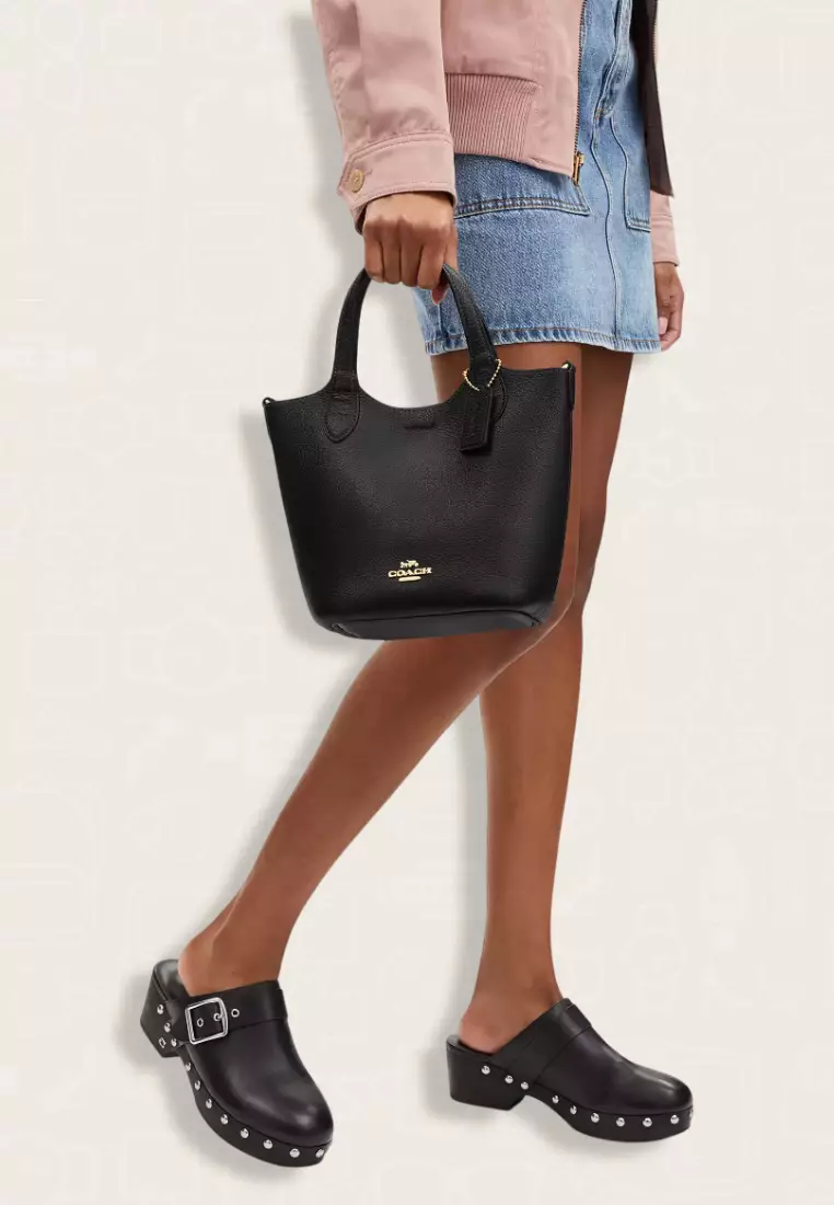 Coach Hanna Bucket Bag Black