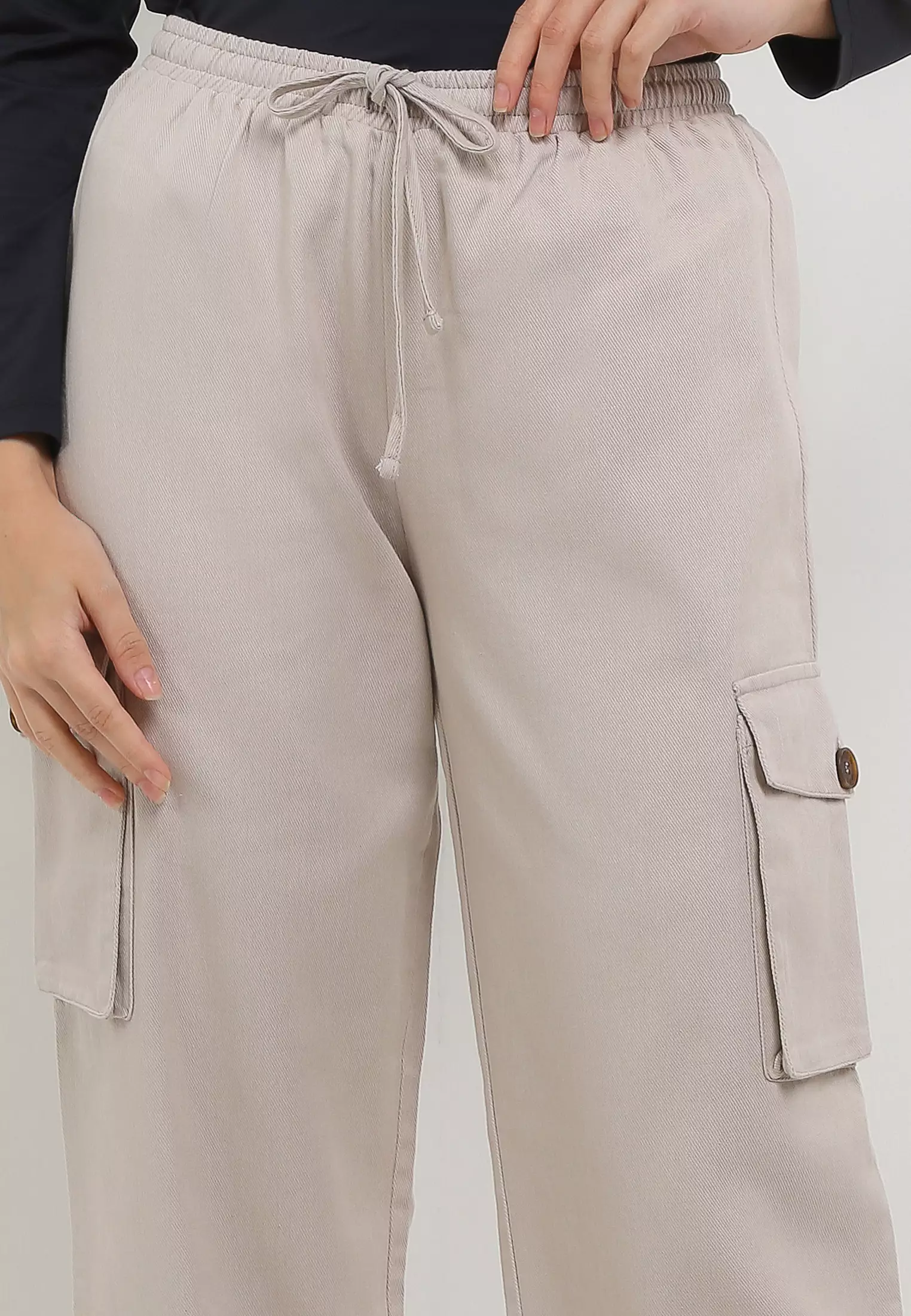 MFMW Ladefaro Celana Panjang Cargo Light Beige
