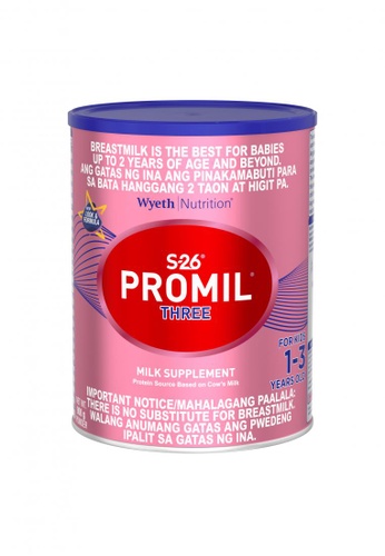 Buy S 26 Promil Three Wyeth S 26 Promil Three Milk Supplement For Kids 1 3 Years Old 900g Can 2021 Online Zalora Philippines