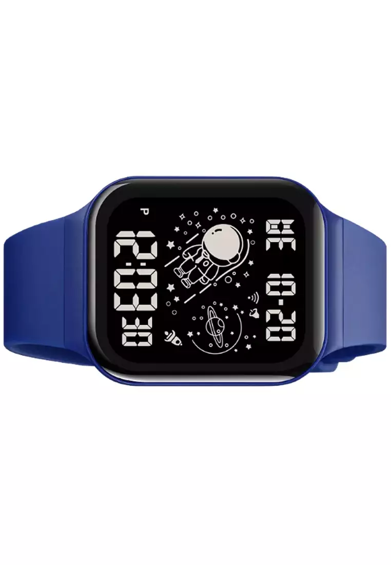 Jam Tangan Digital Pria Waterproof Many Function Strap Tali Material PU Silicone IR29 ORIGINAL