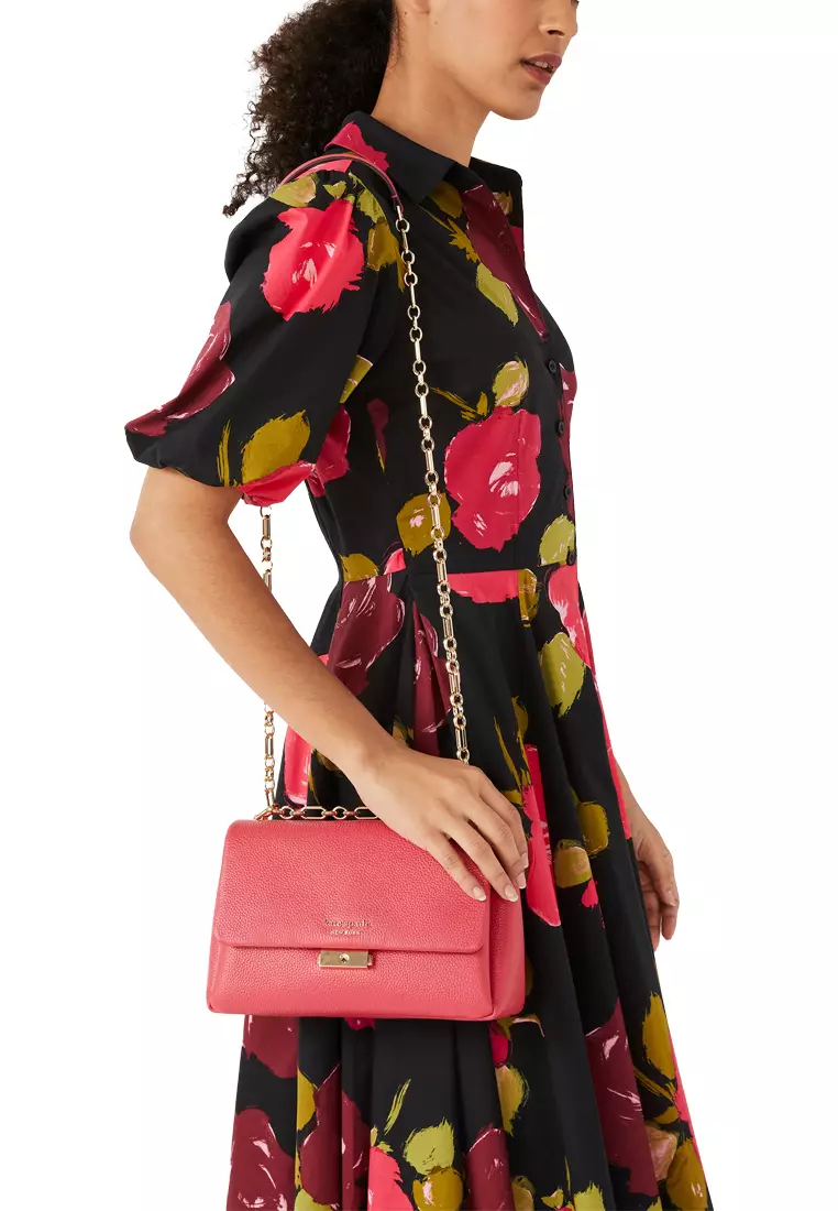 Carlyle Medium Shoulder Bag Deep Primrose K5443