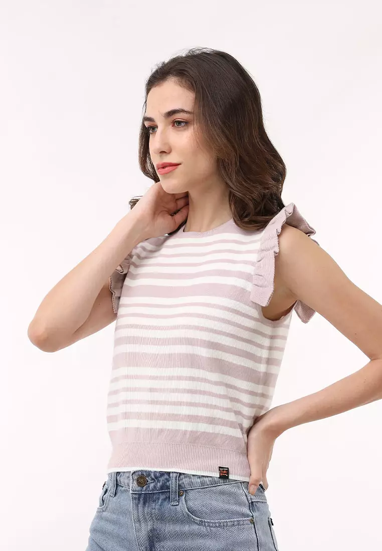 Buy Fubu Queens Sleeveless Round Neck Knitted Tops 2024 Online