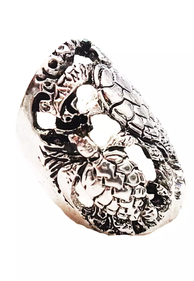 Sea Turtle Men 's Silver Ring
