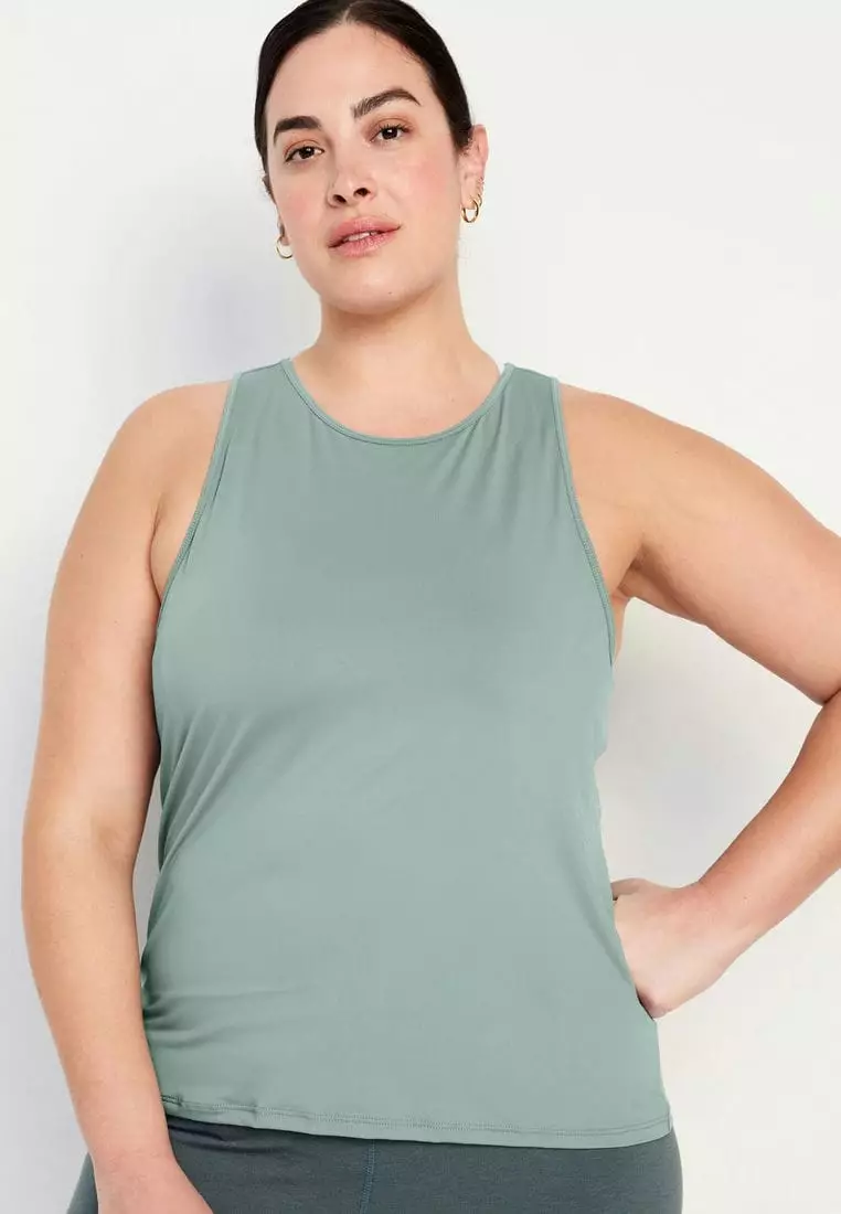 Flowform Cutout-Back Tank Top For Women