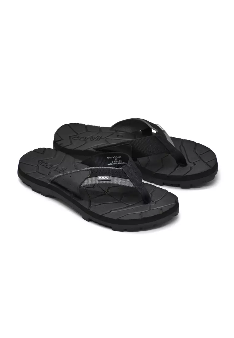 Carvil Sandal Pria Novara-Me Black/Grey