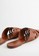 Violeta by MANGO brown Squared Toe Leather Shoes E5739SHB60E7DDGS_3