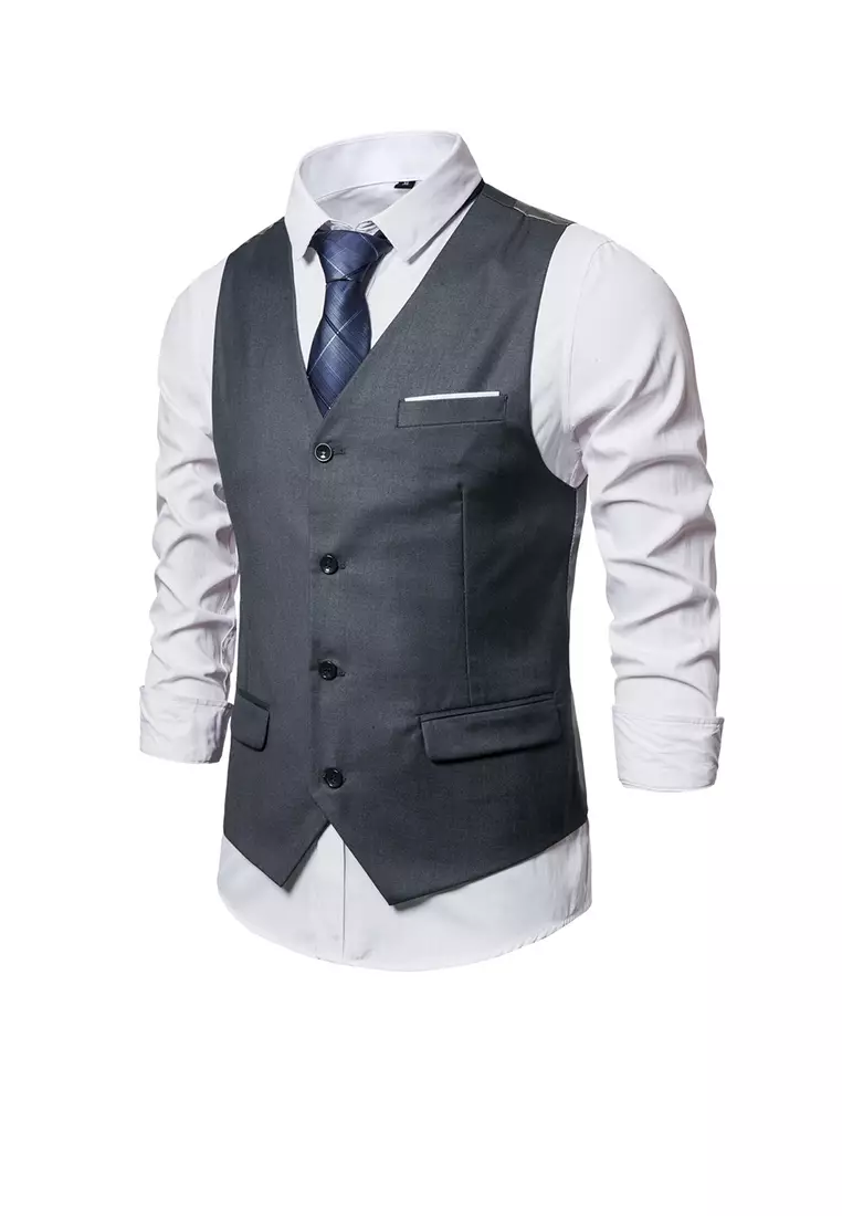 Korean-style V-neck Vest ZQ001