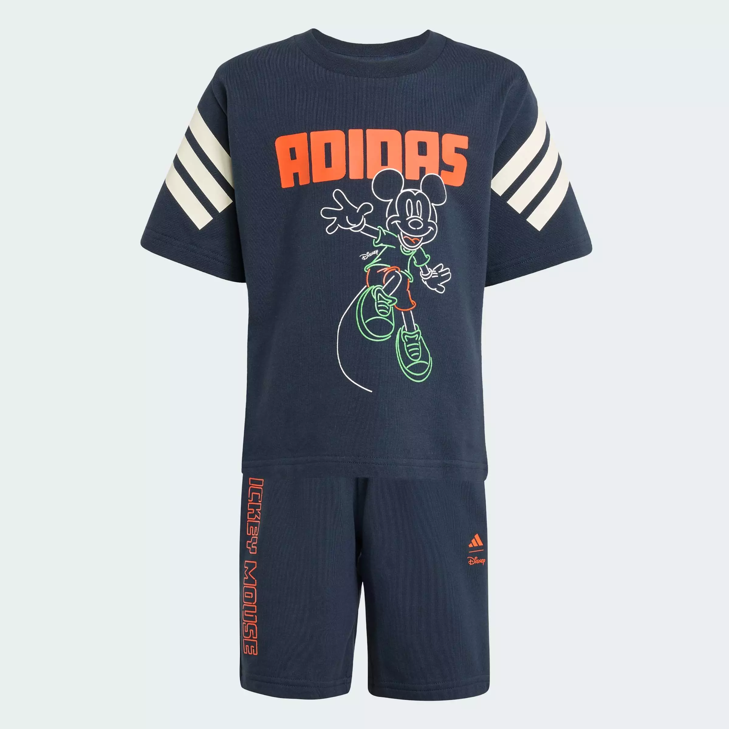 Lifestyle Disney Mickey Mouse Tee Set Kids Unisex Blue JL9186