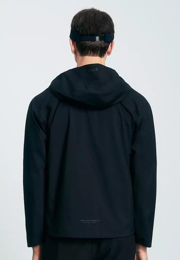 男裝 K-SWISS LOGO 防風防水輕量沖鋒衣 外套