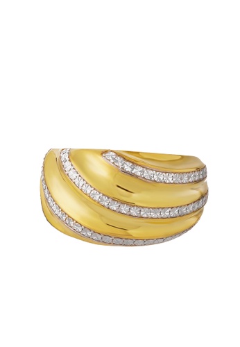 TOMEI gold TOMEI Koleksi Adeena Ring, Yellow Gold 916 (9O-YG0858R-2C) (6.48g) A20A2ACE3D56E3GS_1
