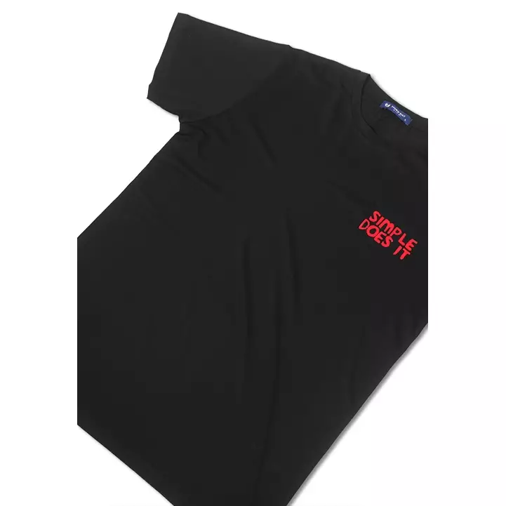 MTE30F red simple does it dakir blk T-shirt Hitam