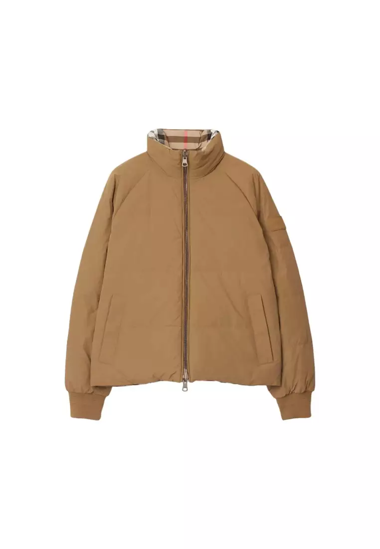 Buy Burberry Women's Down Jacket in Gray Brown 81052141 2026