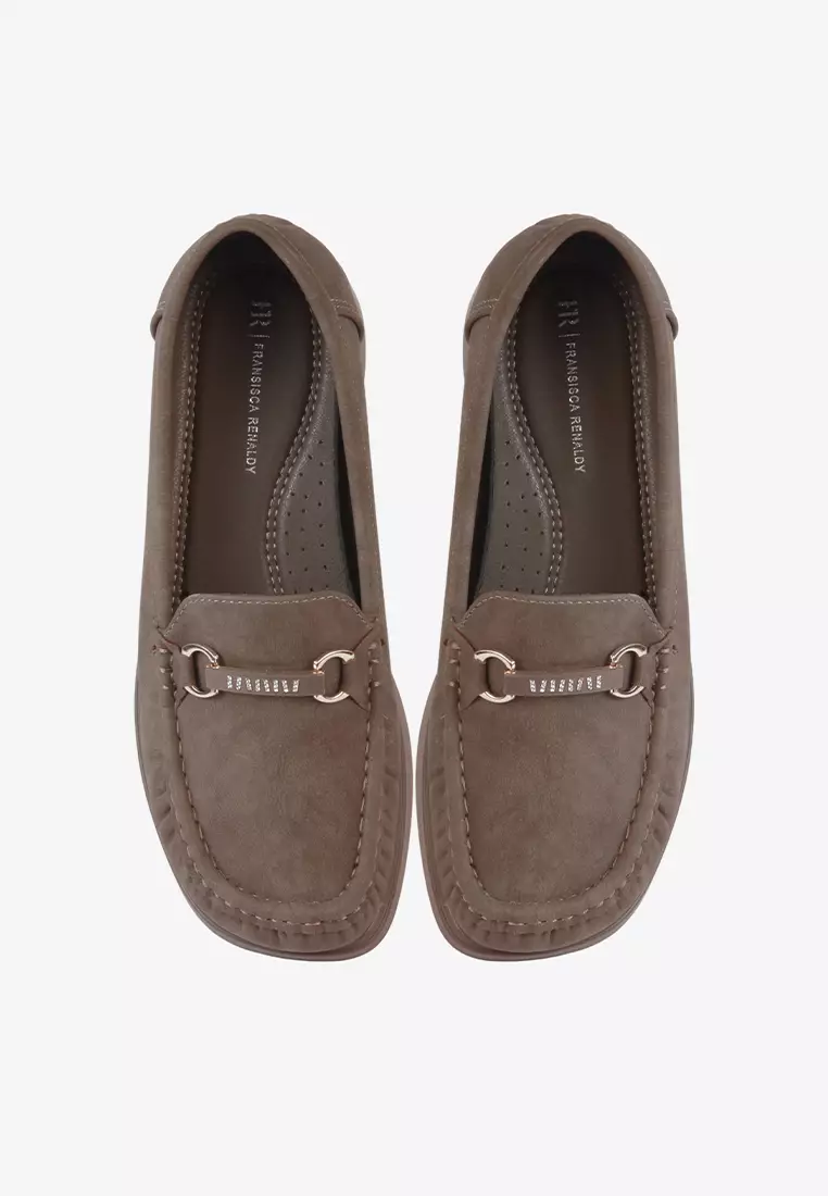 Sepatu Bustong Mules Wedges Slip on Wanita L.Haruka 02