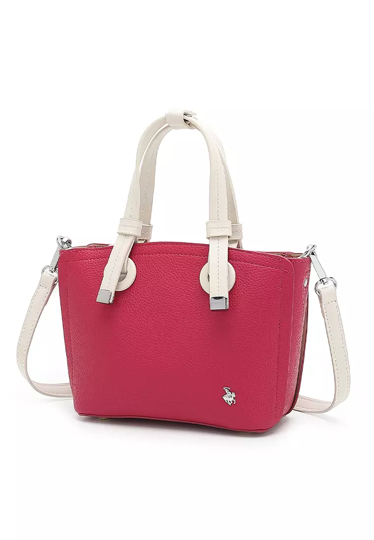Red outlet polo bag