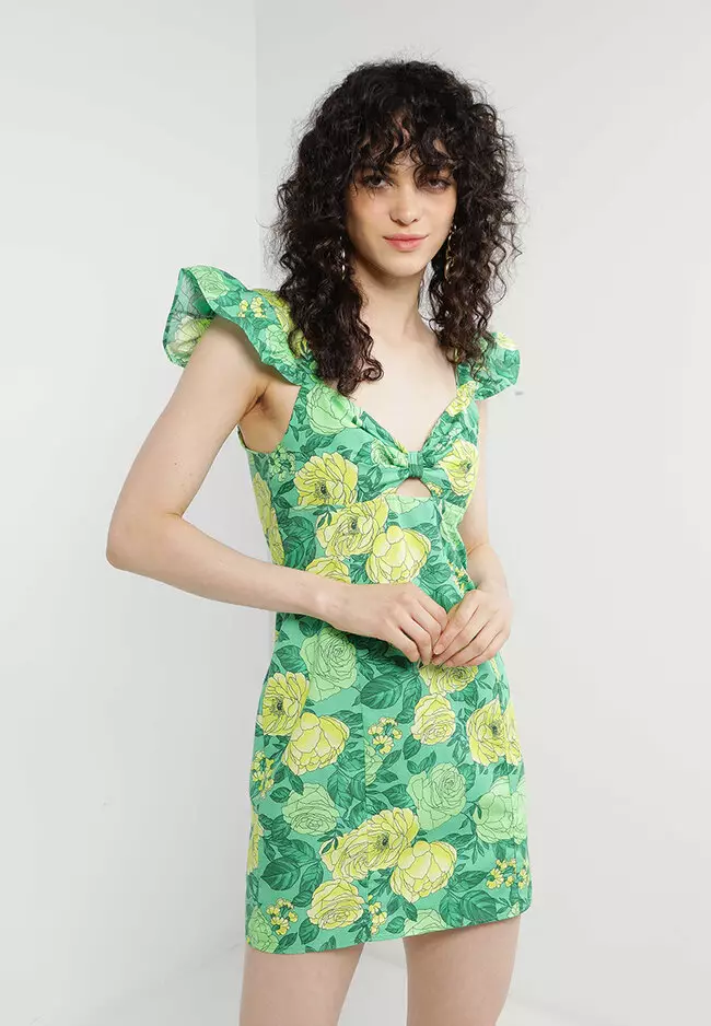 Topshop clearance rose dress