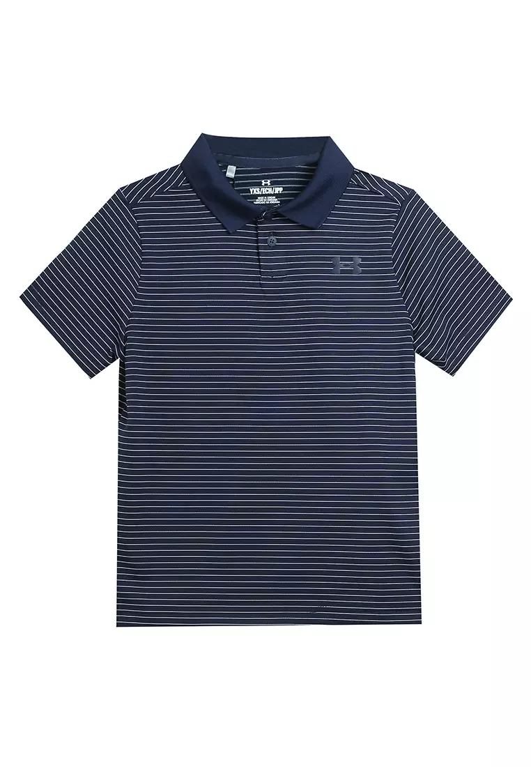 Under armour striped polo clearance