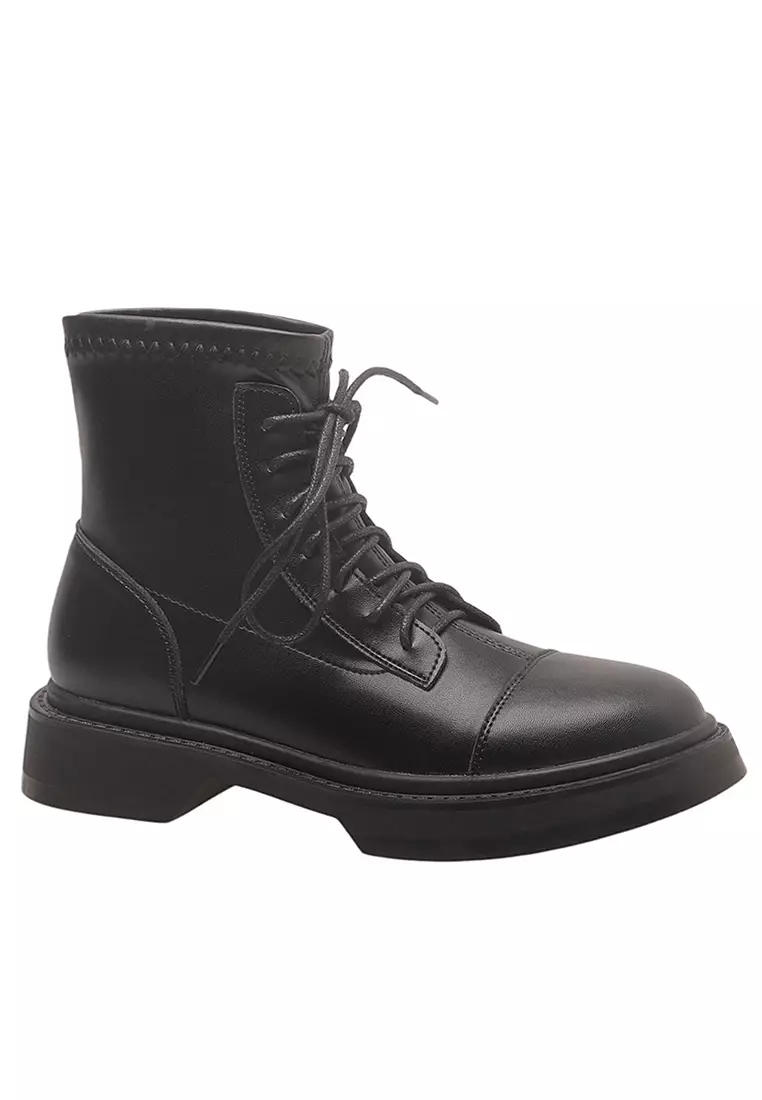 Discount on Twenty Eight Shoes  shoes - SKU: Elastic Skinny Boots Tld530-1