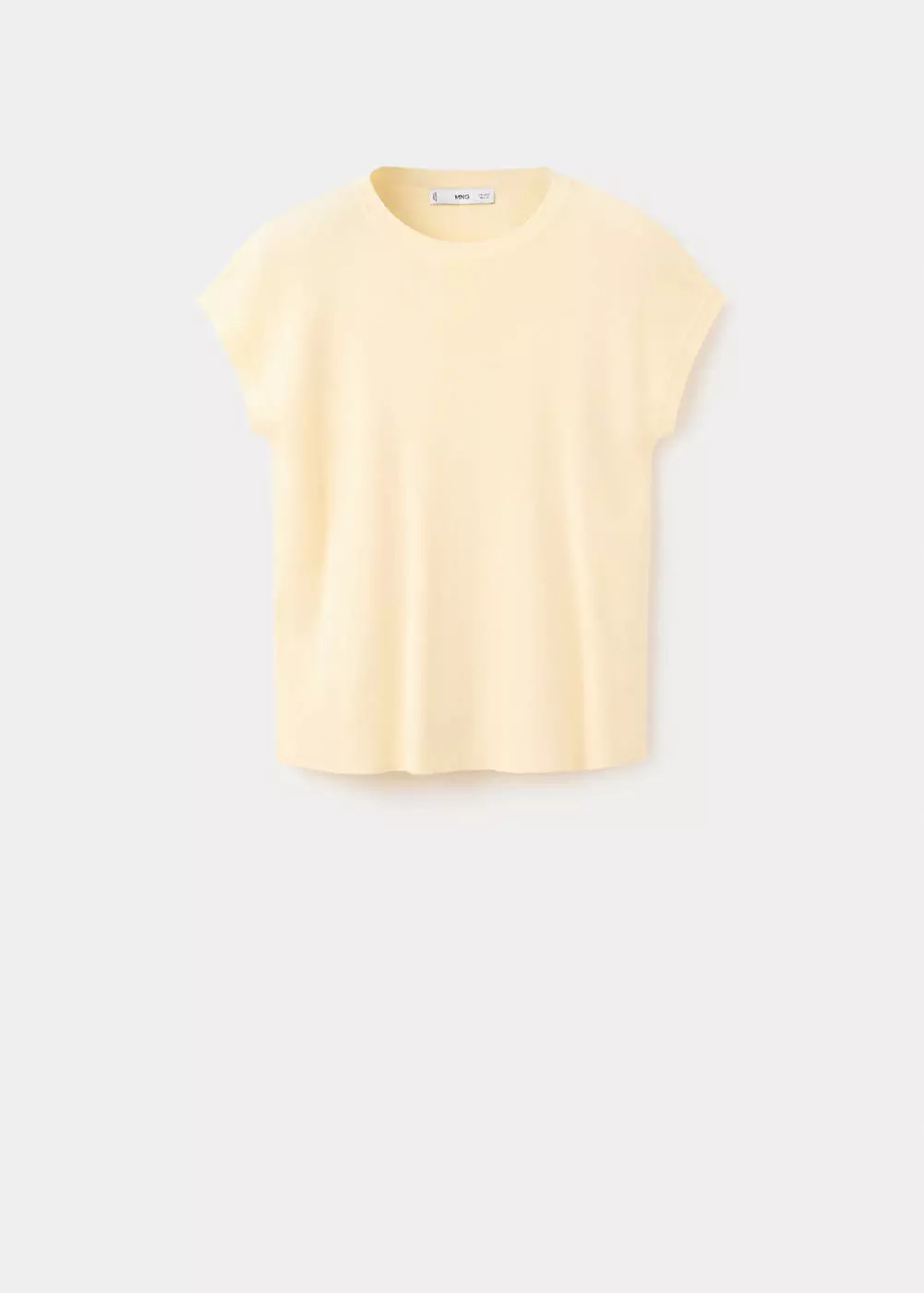 Jersey rajutan katun lengan pendek