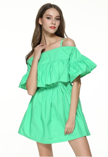 Buy Sunnydaysweety Summer New Large Green Lotus Leaf One Piece Dress C 21 Online Zalora Philippines