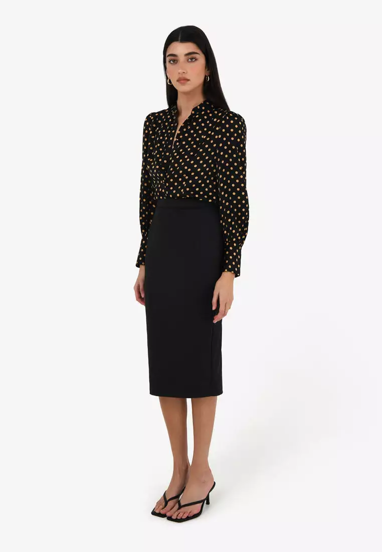 Safira Midi Pencil Skirt