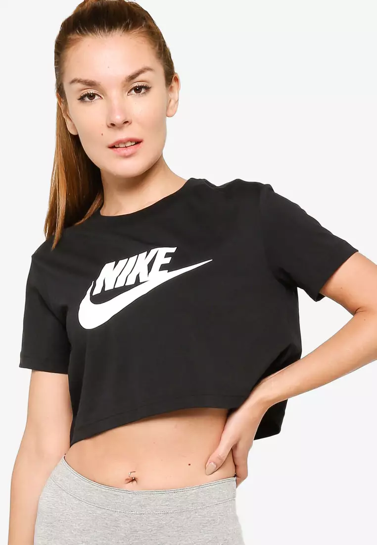 Buy Nike Women's Sportswear Essential Cropped TShirt 2024 Online ZALORA Singapore