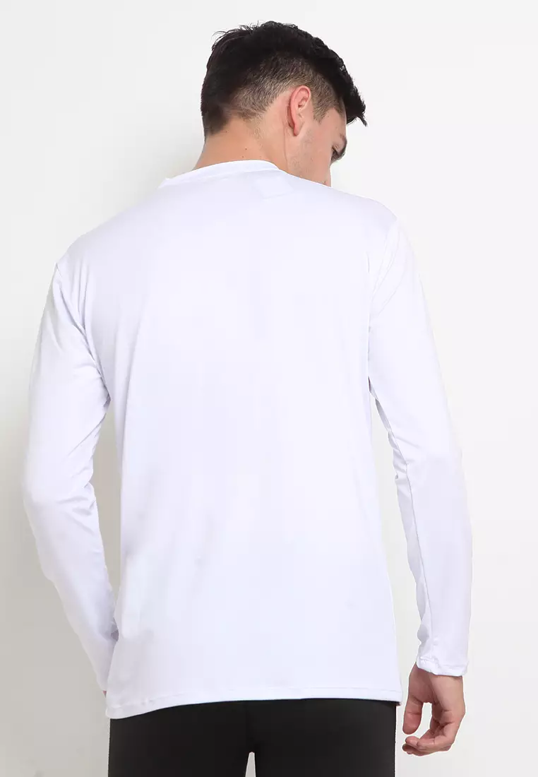 FLEXZONE Long Sleeves Baselayer Essential Series White
