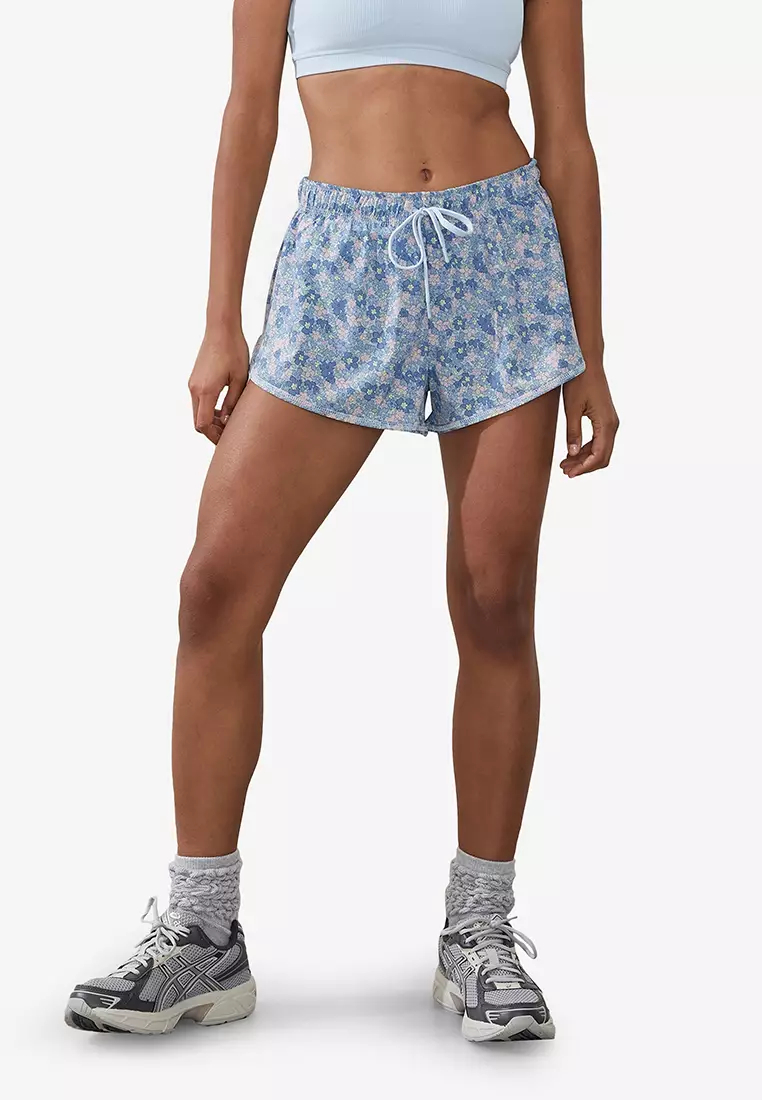 Relaxed Fit Cotton Jogger Shorts