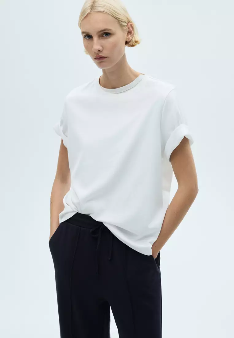 Wide Leg Jogger Trousers