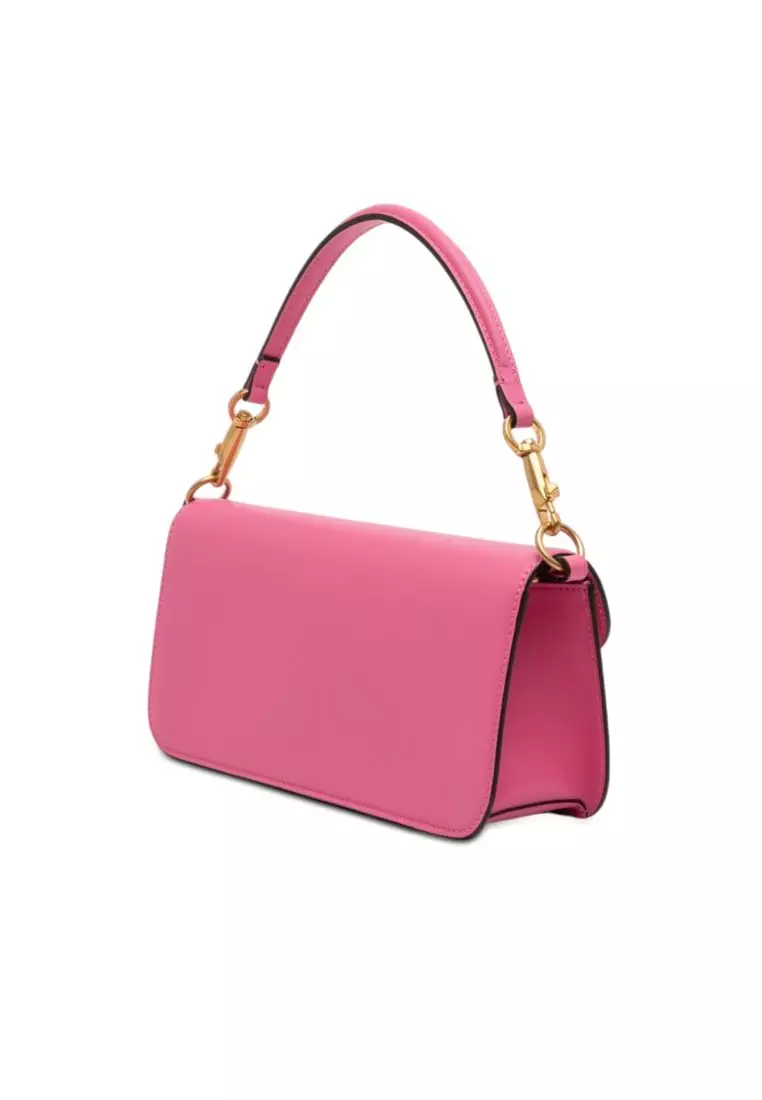 Pre-Loved Valentino Medium Calfskin Vlogo Loco Satchel