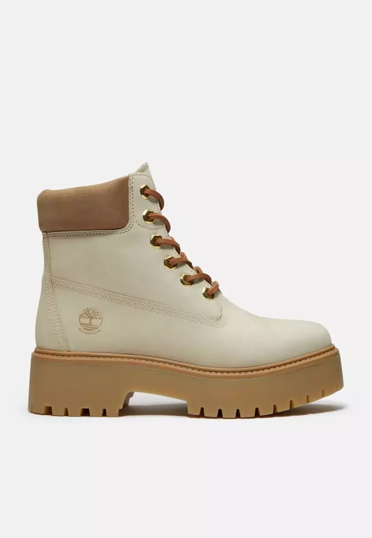 美品 Timberland STONE STREET 厚底ブーツ23.5cm