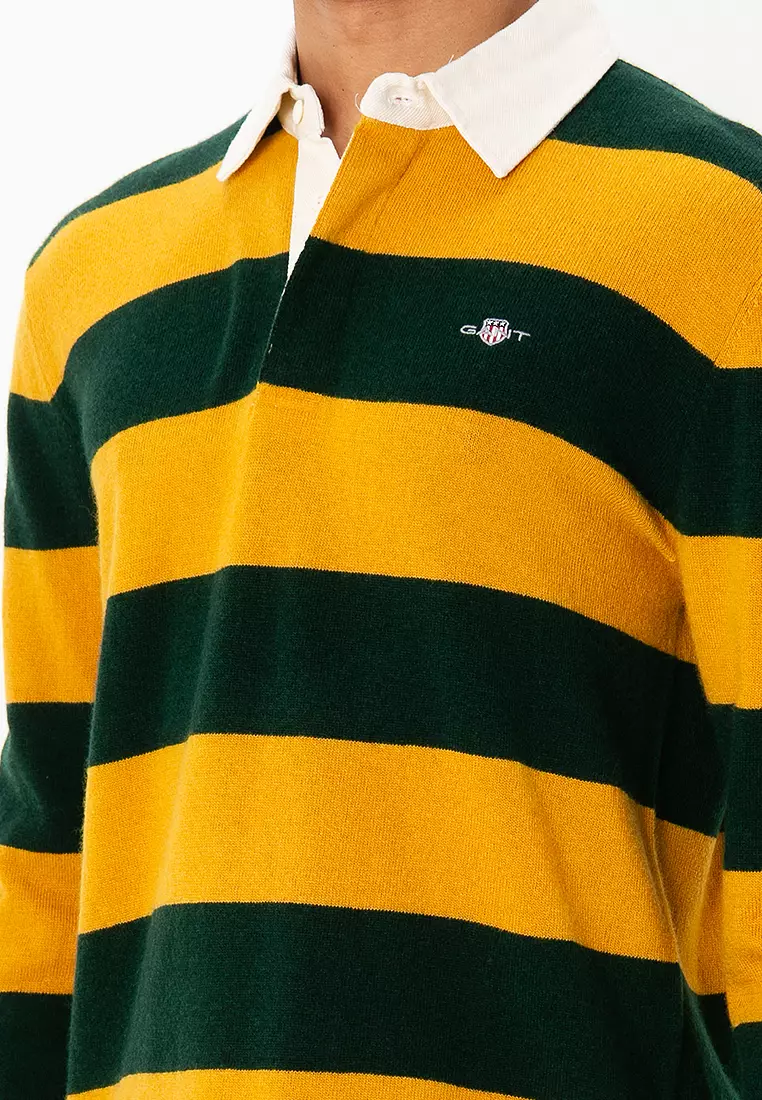 羔羊毛間條Rugger Polo衛衣