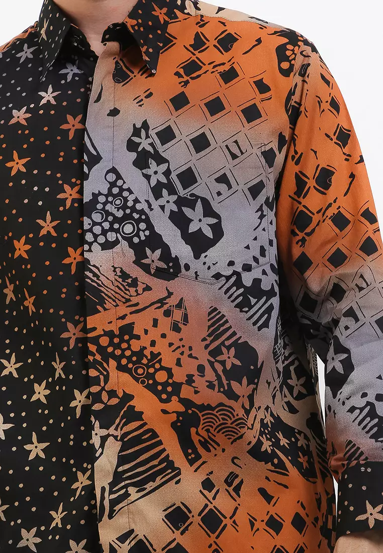 Kemeja Batik Body Fit Pelangi Iteman