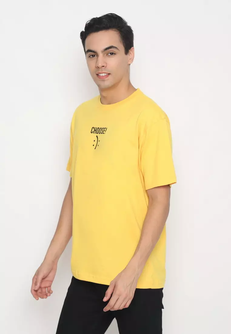 NX T-Shirt Cotton Combed Tebal Pria 207370341