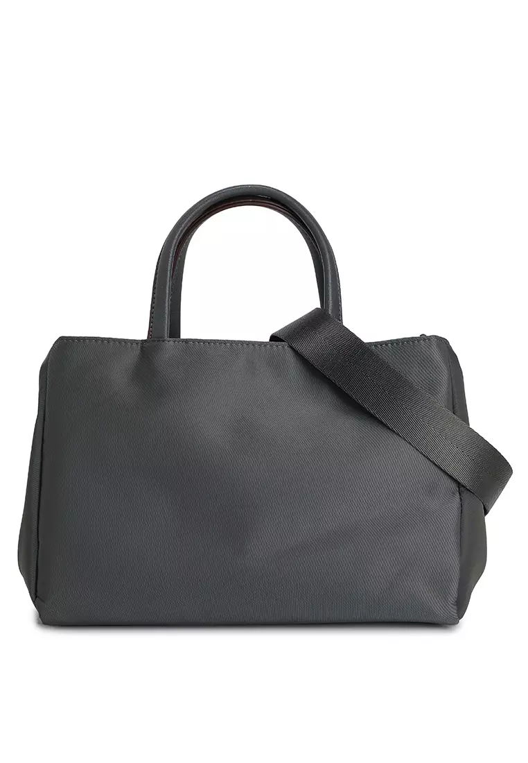Premium Oxford Nylon Convertible Top Handle Bag With Pouch