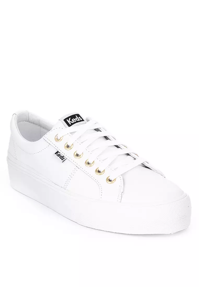 Discount on Keds  shoes - SKU: Jump Kick Duo Leather Sneakers