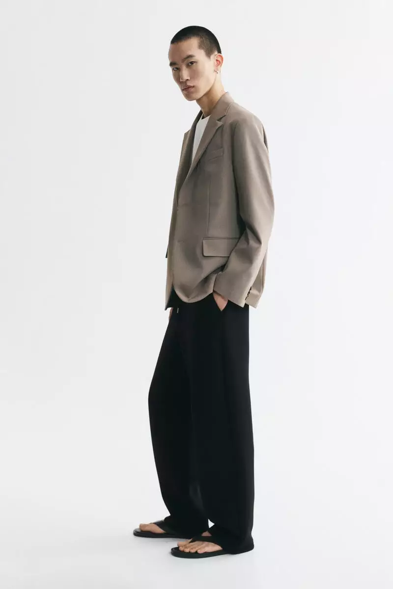 Relaxed Fit Scuba barrel joggers