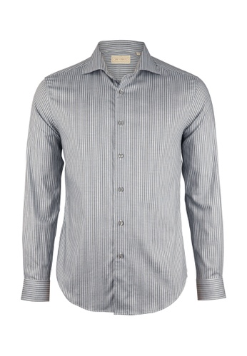 Gay Giano grey Regular Fit Premium Cotton Shirt AEED6AA4D37DA3GS_1